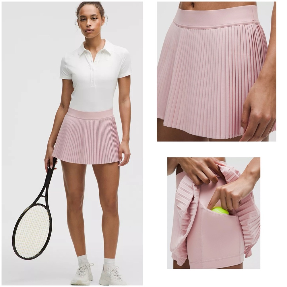 lululemon athletica Pleated Tennis Skirt in Light Pink